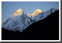Sunrise on Nanda Devi
